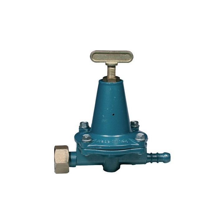 REGOLATORE GAS ALTA PRESSIONE CON PORTAGOMMA 12-18 KG/H MOD. APZ12E -