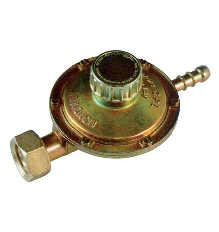 REGOLATORE GAS CON TARATURA REGOLABILE ATTACCO ORIZZONTALE 1 kg/h