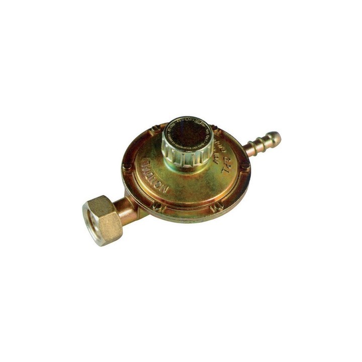 REGOLATORE GAS CON TARATURA REGOLABILE ATTACCO ORIZZONTALE 1 kg/h