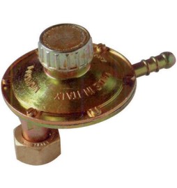 REGOLATORE GAS CON TARTAURA REGOLABILE ATTACCO VERTICALE 1 kg/h