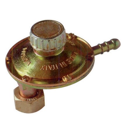 REGOLATORE GAS CON TARTAURA REGOLABILE ATTACCO VERTICALE 1 kg/h
