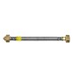 FLESSIBILE PER GAS TRECCIA INOX SICURGAS NG DN8 800 mm