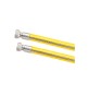 TUBO FLESSIBILE IN ACCIAIO PER GAS FF cm 100 1/2x1/2