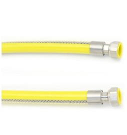 TUBO FLESSIBILE IN ACCIAIO FF PER GAS cm. 50