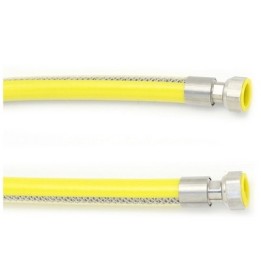 TUBO FLESSIBILE IN ACCIAIO FF PER GAS cm. 125
