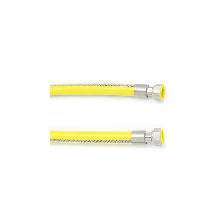 TUBO FLESSIBILE IN ACCIAIO FF PER GAS cm. 125