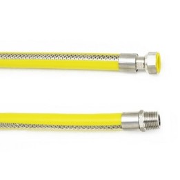 TUBO FLESSIBILE IN ACCIAIO MF PER GAS cm 75