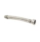 FLESSIBILE INOX RACCORDO IN OTTONE PER ACQUA MF mm 300/600 12 1/2x1/2