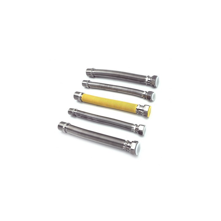 KIT 5 PZ FLESSIBILI INOX ESTENSIBILI PER CALDAIE A GAS mm 220/420