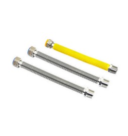 KIT 3 PZ FLESSIBILI 1 GAS 2 ACQUA 1/2 mm 200/400