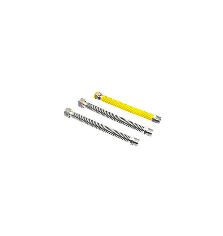 KIT 3 PZ FLESSIBILI 1 GAS 2 ACQUA 1/2 mm 200/400