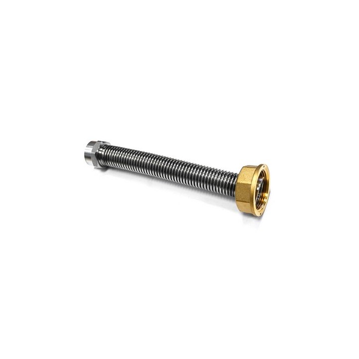 FLESSIBILE INOX PER CONTATORE GAS FF CM. 20 1"1/4 x 3/4