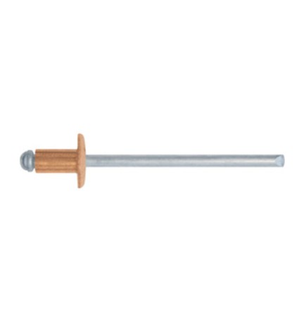 CONF RIVETTI RAME 3,4X11 DA 100 PZ