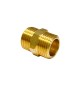 NIPPLE IN OTTONE PER TUBI GAS E ACQUA 1/2
