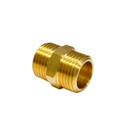 NIPPLE IN OTTONE PER TUBI GAS E ACQUA 3/4