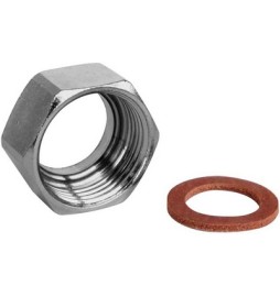 DADO IN OTTONE PER TUBI FLESSIBILI ACQUA 1/2