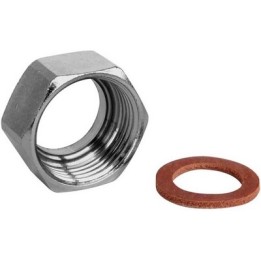 DADO IN OTTONE PER TUBI FLESSIBILI ACQUA 3/4