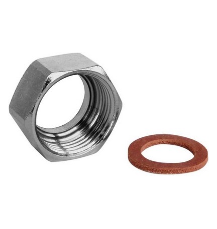 DADO IN OTTONE PER TUBI FLESSIBILI ACQUA 3/4