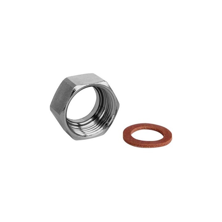 DADO IN OTTONE PER TUBI FLESSIBILI ACQUA 3/4