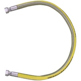 TUBO FLESSIBILE IN ACCIAIO FF PER GAS PARIGI cm 100