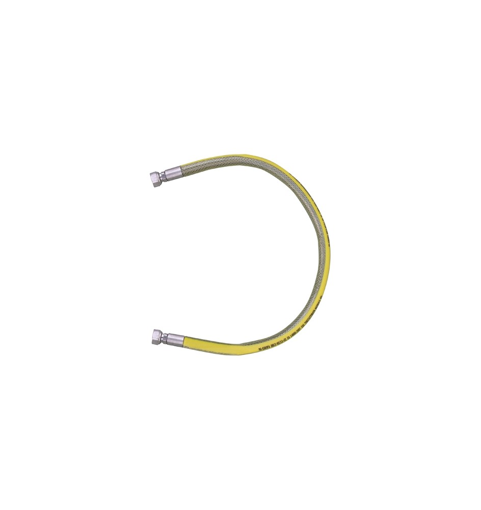 TUBO FLESSIBILE IN ACCIAIO FF PER GAS PARIGI cm 125