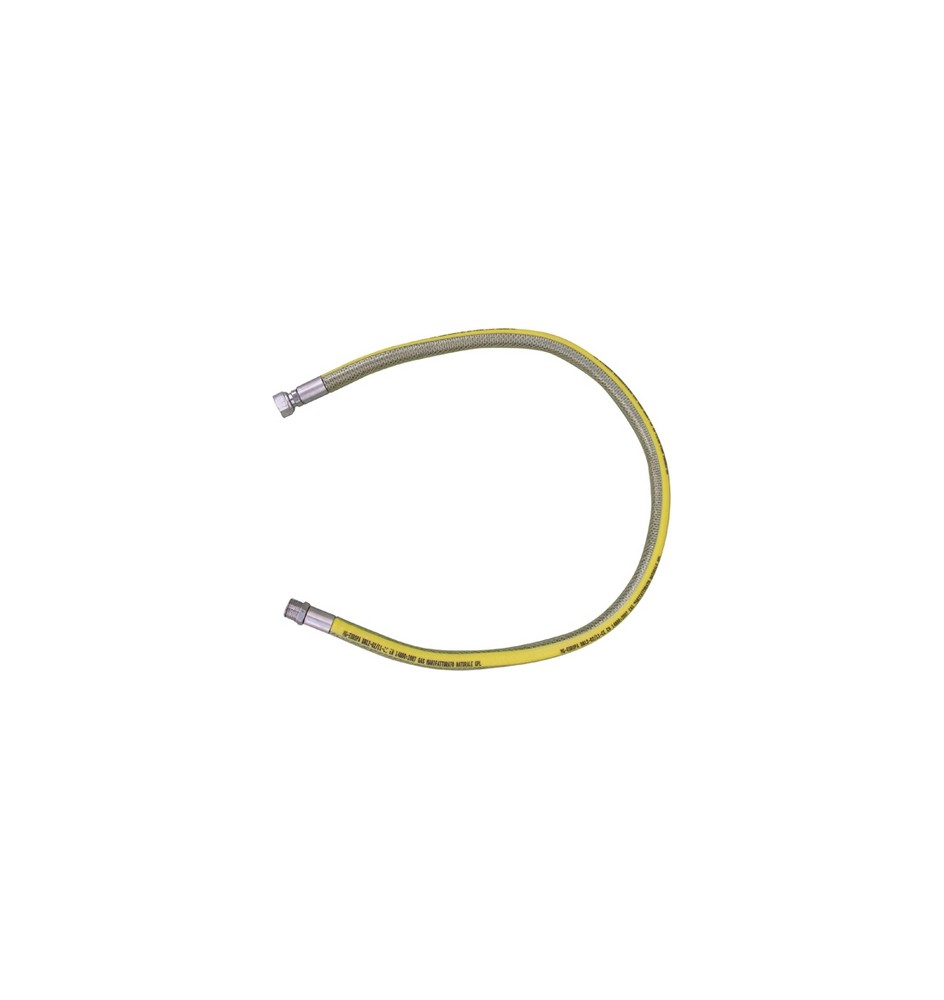 TUBO FLESSIBILE IN ACCIAIO MF PER GAS PARIGI cm 100