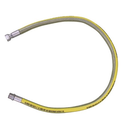 TUBO FLESSIBILE IN ACCIAIO MF PER GAS PARIGI cm 100
