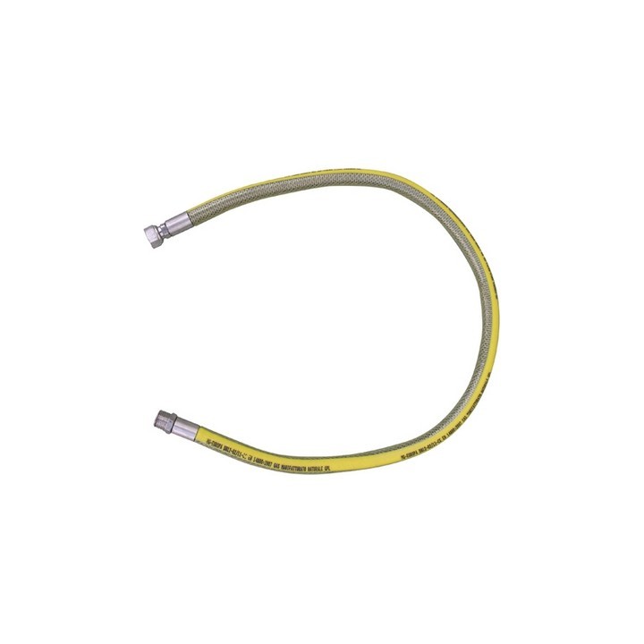 TUBO FLESSIBILE IN ACCIAIO MF PER GAS PARIGI cm 150