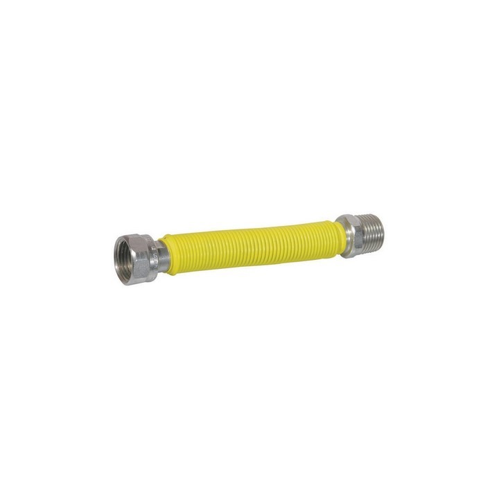 FLESSIBILE INOX RACCORDO IN ACCIAIO RIVESTITO MM 130/220 PARIGI 1/2"
