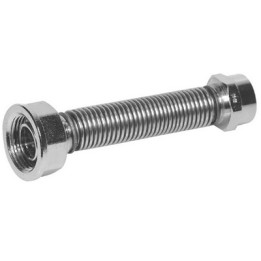 FLESSIBILE INOX PER CONTATORE GAS FF CM. 20 PARIGI 1" x 3/4"