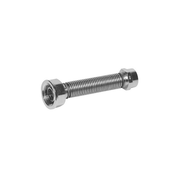 FLESSIBILE INOX PER CONTATORE GAS FF CM. 20 PARIGI 1" x 3/4"