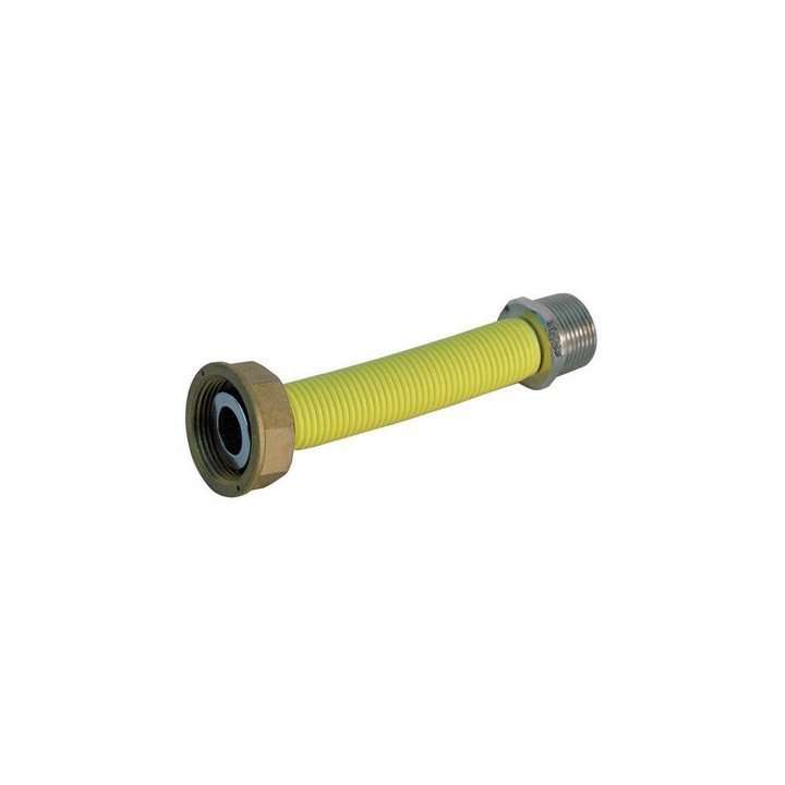 FLESSIBILE INOX PER CONTATORE GAS MF CM.20 PARIGI 1"1/4 x 3/4"