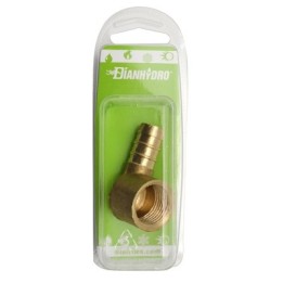 RACCORDO PORTAGOMMA A GOMITO F PER GAS BLISTER 1/2 Gpl