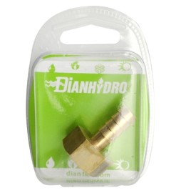 RACCORDO PORTAGOMMA SEMPLICE F PER GAS BLISTER 1/2 Gpl