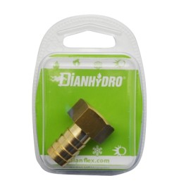 RACCORDO PORTAGOMMA SEMPLICE F PER GAS BLISTER 1/2 Metano