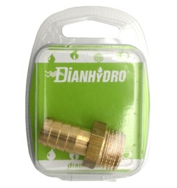 RACCORDO PORTAGOMMA SEMPLICE M PER GAS BLISTER 1/2 Metano