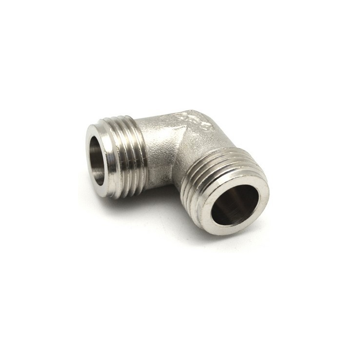 GOMITO MM 1/2 SEDE PIANA PER TUBI GAS 1/2"