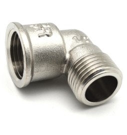 GOMITO MF - 1/2 SEDE PIANA PER TUBI GAS 1/2"