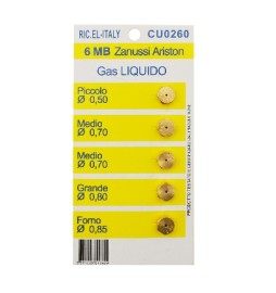 KIT 5 PZ UGELLI 6MB Gpl