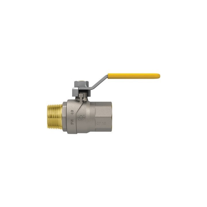 VALVOLA A SFERA GAS CON LEVA FUTURGAS MF 1" DN 25