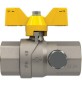 VALVOLA A SFERA GAS CON FARFALLA FUTURGAS FF 3/4" DN 20