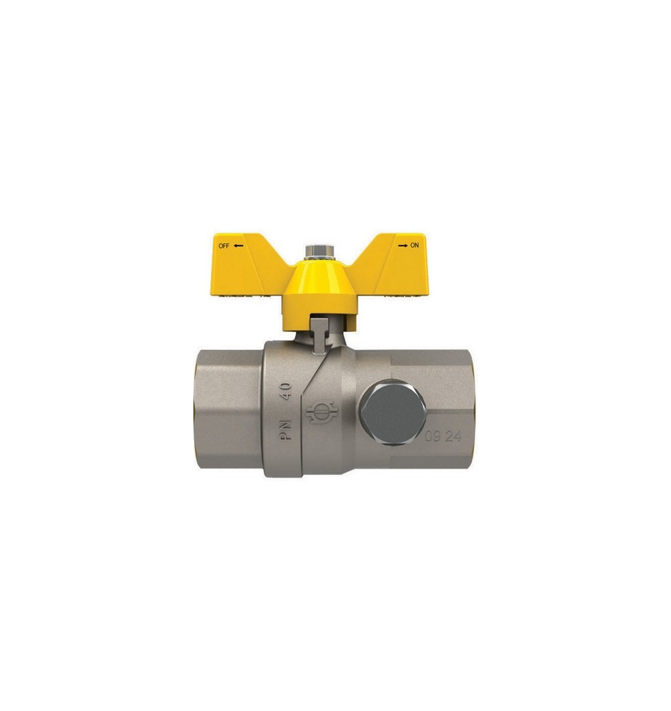 VALVOLA A SFERA GAS CON FARFALLA FUTURGAS FF 1" DN 25