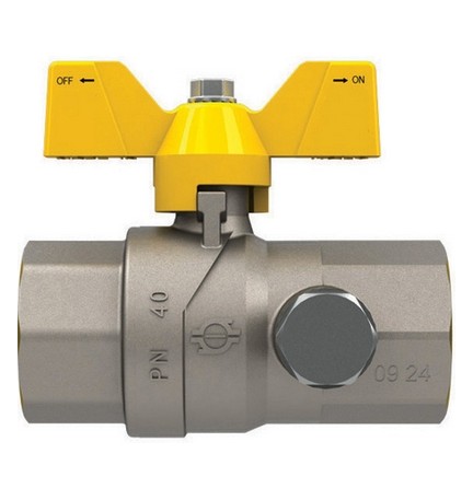 VALVOLA A SFERA GAS CON FARFALLA FUTURGAS FF 1" DN 25