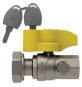 VALVOLA A SFERA GAS CON FARF. E SERRATURA FUTURGAS FEMMINA - GIREVOLE 1" X 1"1/4 DN 25