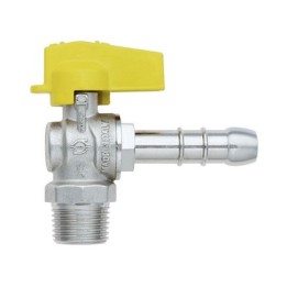 RUBINETTO A SFERA SQUADRA MASCHIO PORTAG. METANO GAS UNI 7141 1/2" DN 10
