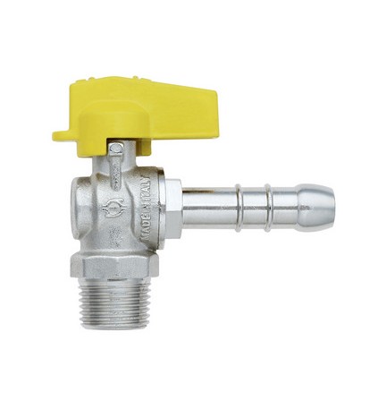 RUBINETTO A SFERA SQUADRA MASCHIO PORTAG. METANO GAS UNI 7141 1/2" DN 10