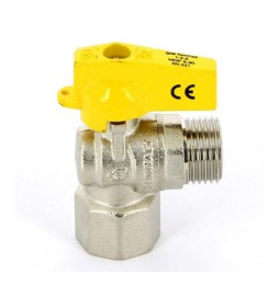 RUBINETTO A SFERA SQUADRA FEMMINA ISO 7 MASCHIO ISO 228 1/2" x 1/2" DN 10
