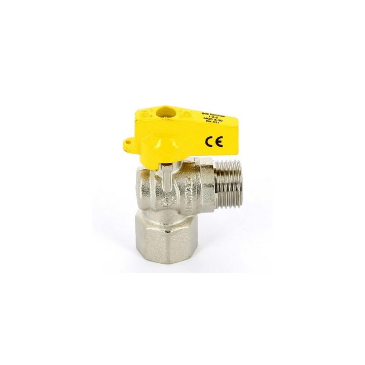 RUBINETTO A SFERA SQUADRA FEMMINA ISO 7 MASCHIO ISO 228 1/2" x 1/2" DN 10