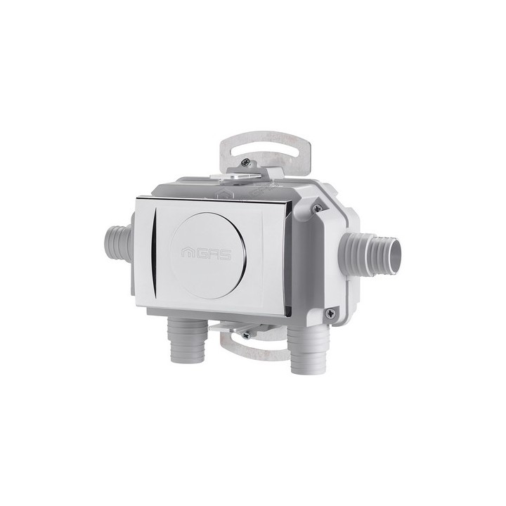 VALVOLA A SFERA DA INCASSO GAS GASLOCK 1/2 con att. 3/4 MM
