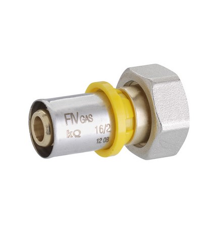 RACCORDO DIRITTO CON DADO GIREVOLE FEMM C/TENUTA O-RING M28 x 1,5 x 26